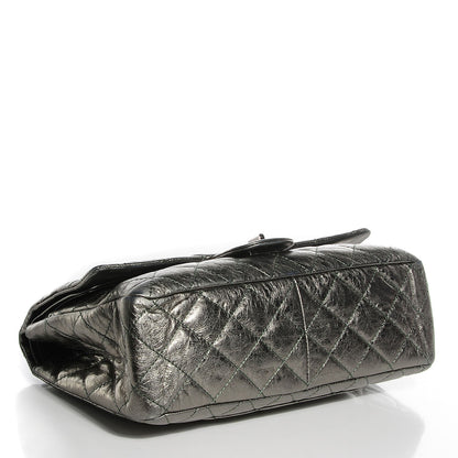 Chanel Metallic Aged Calfskin Quilted 2.55 Reissue 227 Flap Silver 4 of 7