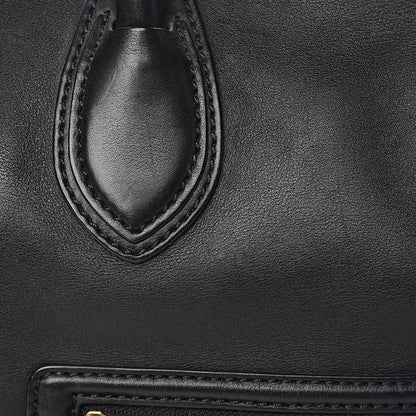 Celine Smooth Calfskin Mini Luggage Black 11 of 20