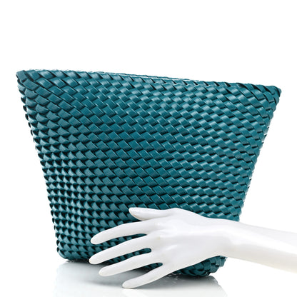 Bottega Veneta Calfskin Intrecciato Slanted Clutch Blaster 2 of 7