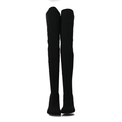 Balenciaga Knit Fetish Anatomic 110 Boots 39 Black 3 of 8