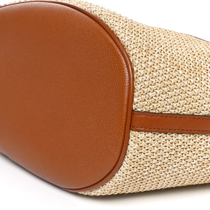 Louis Vuitton Raffia Saint Jacques Tote Caramel 10 of 11