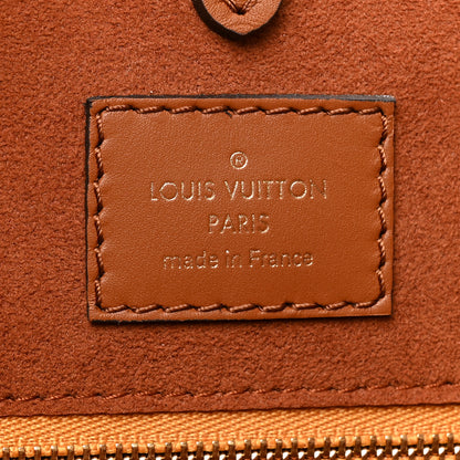 Louis Vuitton Calfskin Monogram Fold Tote PM Cerise Cream Black 6 of 8