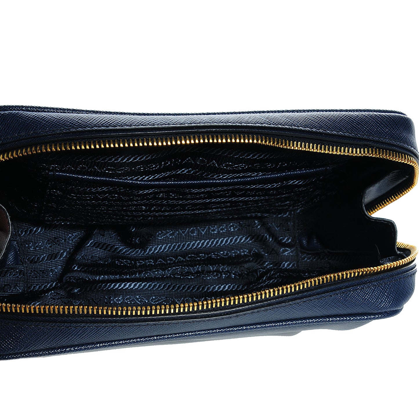 Saffiano Mini Camera Crossbody Bleuette
