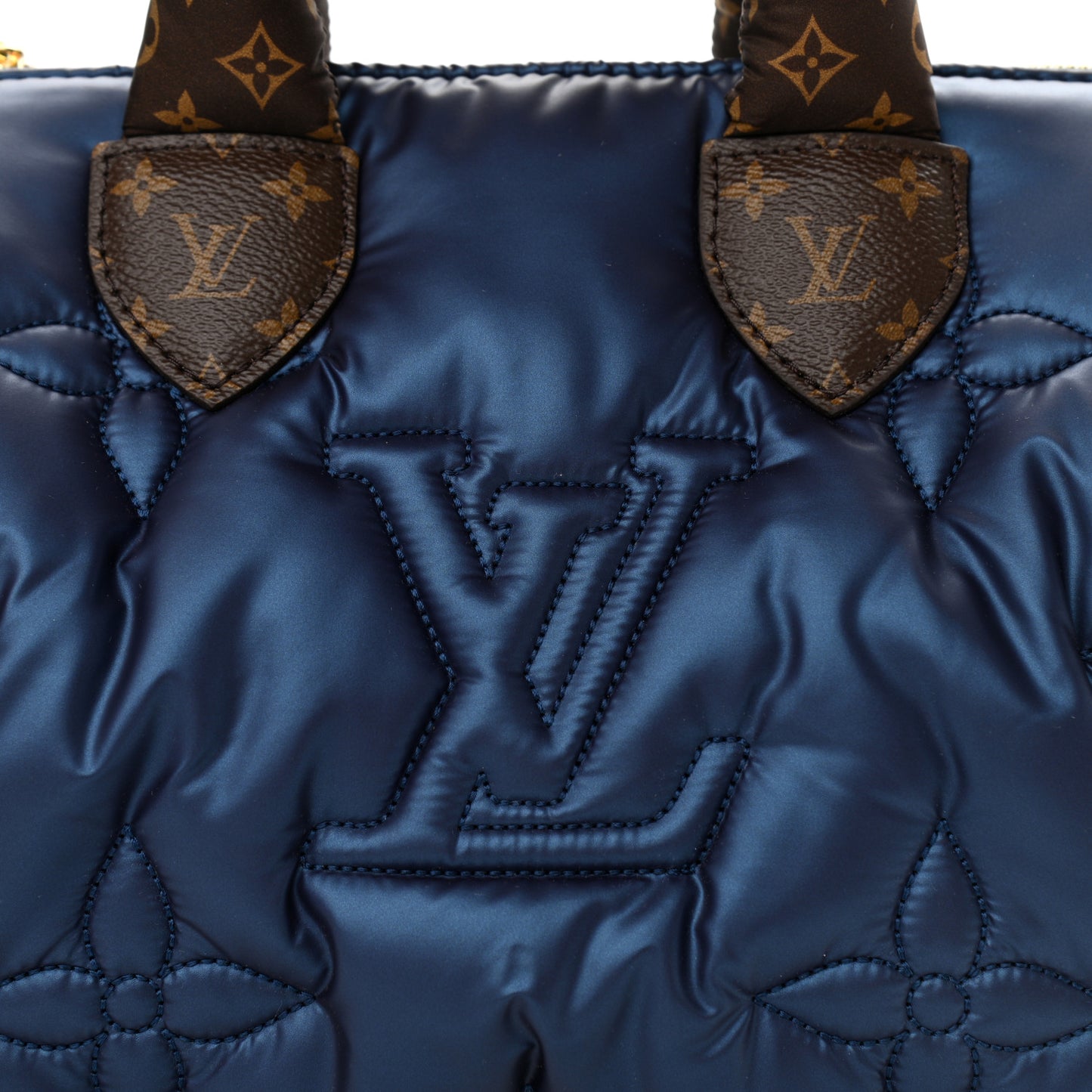 Econyl Mini Monogram Pillow Speedy Bandouliere 25 Navy