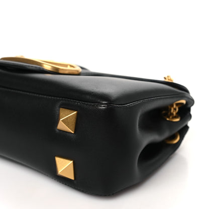 Valentino Garavani Nappa Stud Sign Shoulder Bag Black 9 of 9