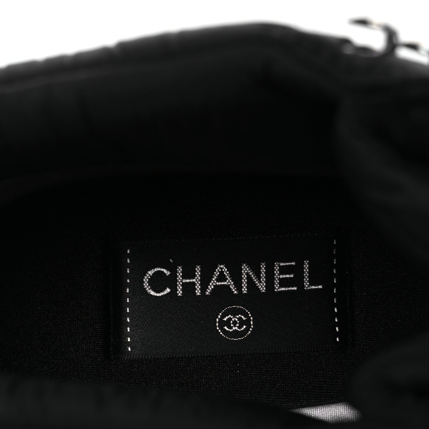 Chanel Fabric Suede Mens CC Sneakers 41 Black 9 of 13