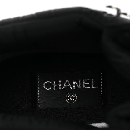 Chanel Fabric Suede Mens CC Sneakers 41 Black 9 of 13