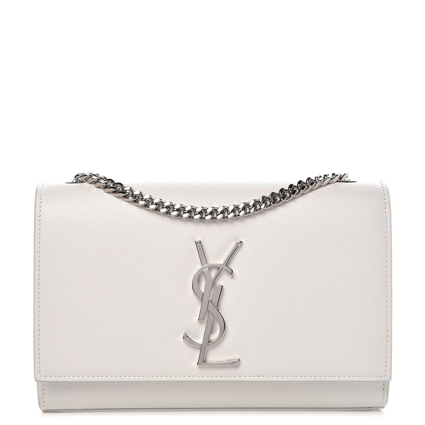 Grain De Poudre Small Monogram Kate Satchel Optical White