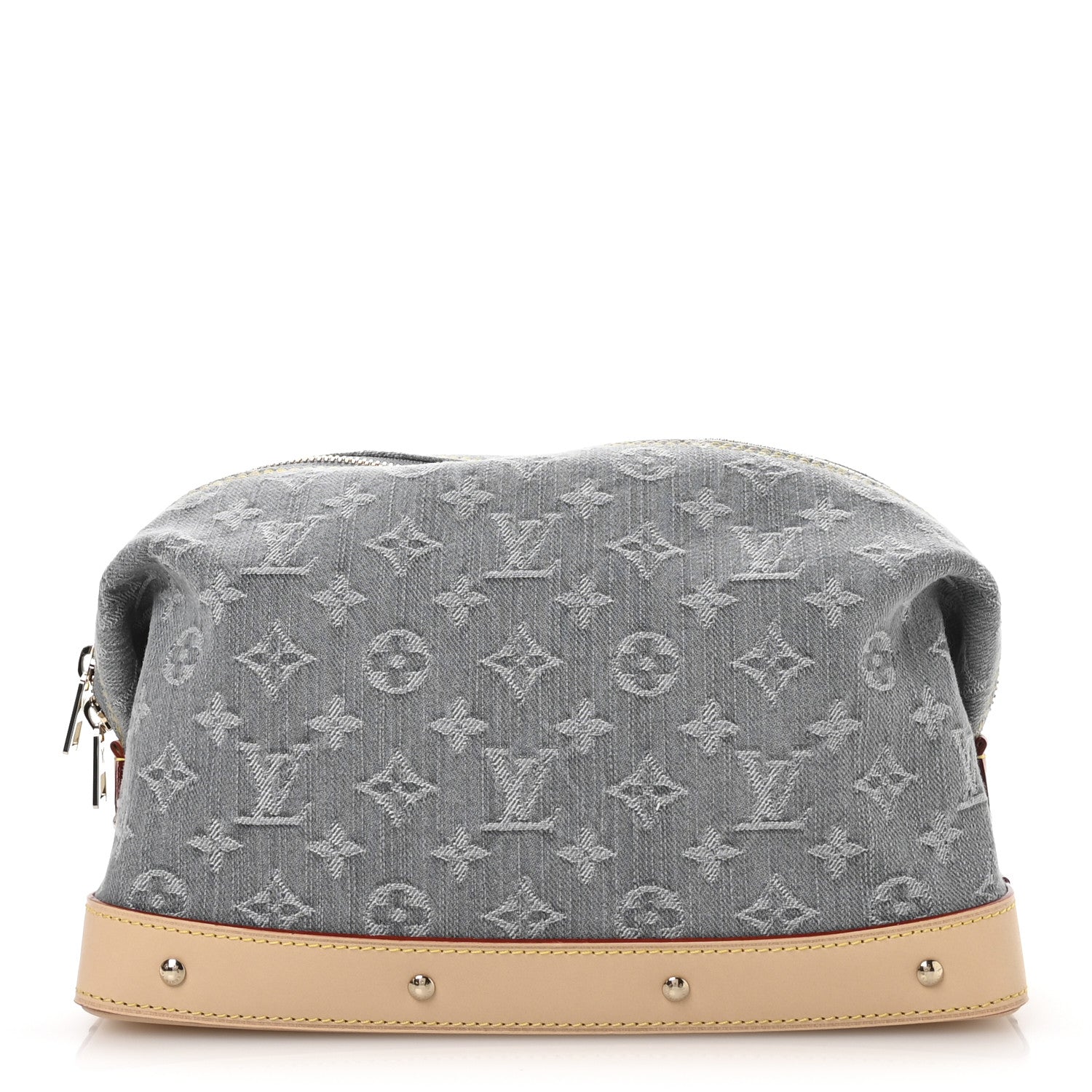 Louis Vuitton Monogram Denim Cosmetic Pouch GM Cloudy Cloudy Grey 1 of 7