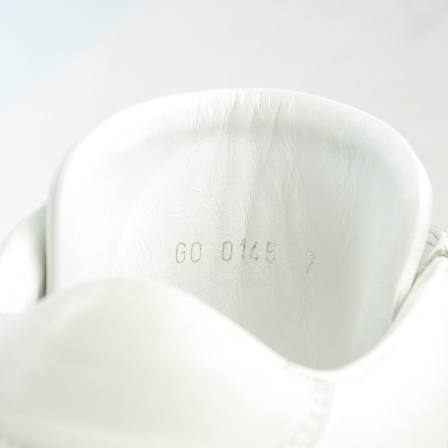 Leather Boxing Sneakers 7 White
