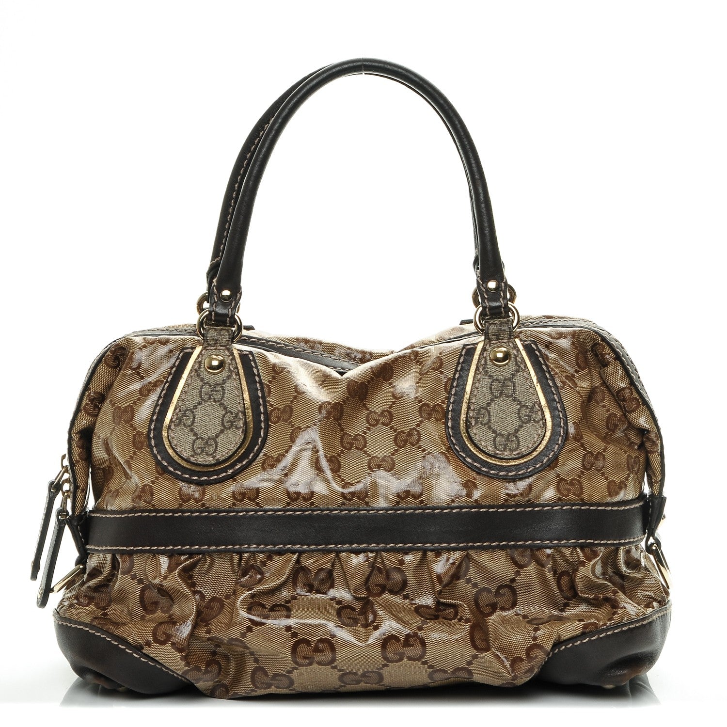 Gucci Crystal Monogram Medium Mix Dark Brown 1 of 6