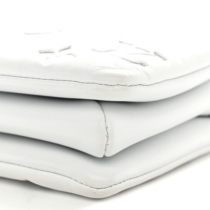 Louis Vuitton Lambskin Embossed Monogram Coussin BB  White Silver 10 of 10