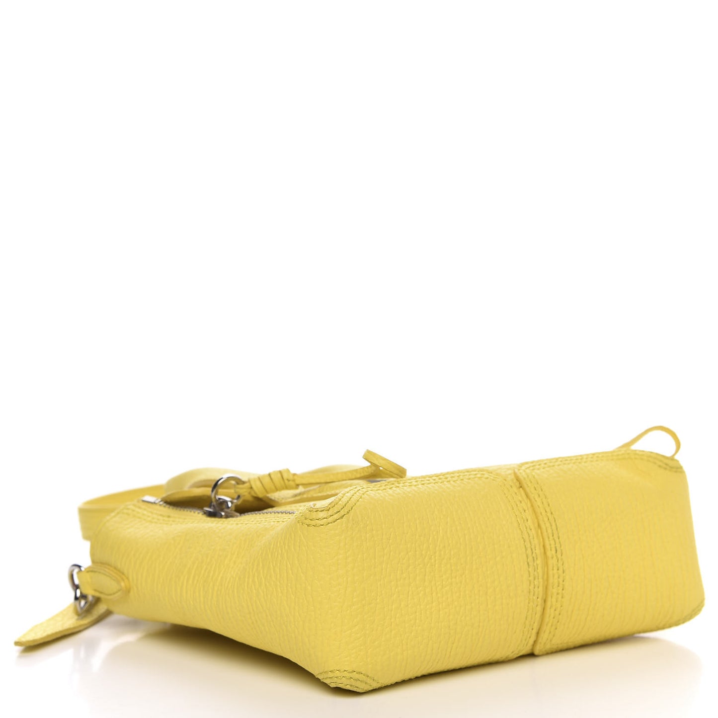 3.1 Textured Calfskin Mini Pashli Satchel Yellow