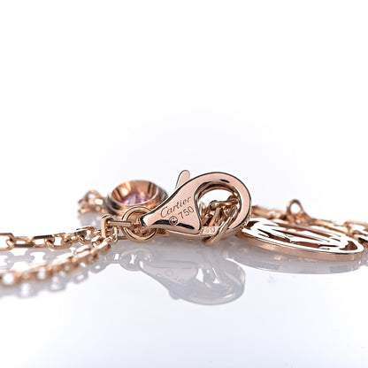 Cartier 18K Pink Gold Pink Sapphire D'Amour Bracelet 4 of 6