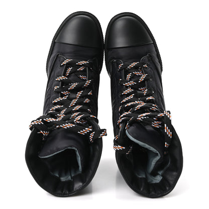 Hermes Calfskin Parachute Fresh Ankle Boots 35 Black 2 of 10
