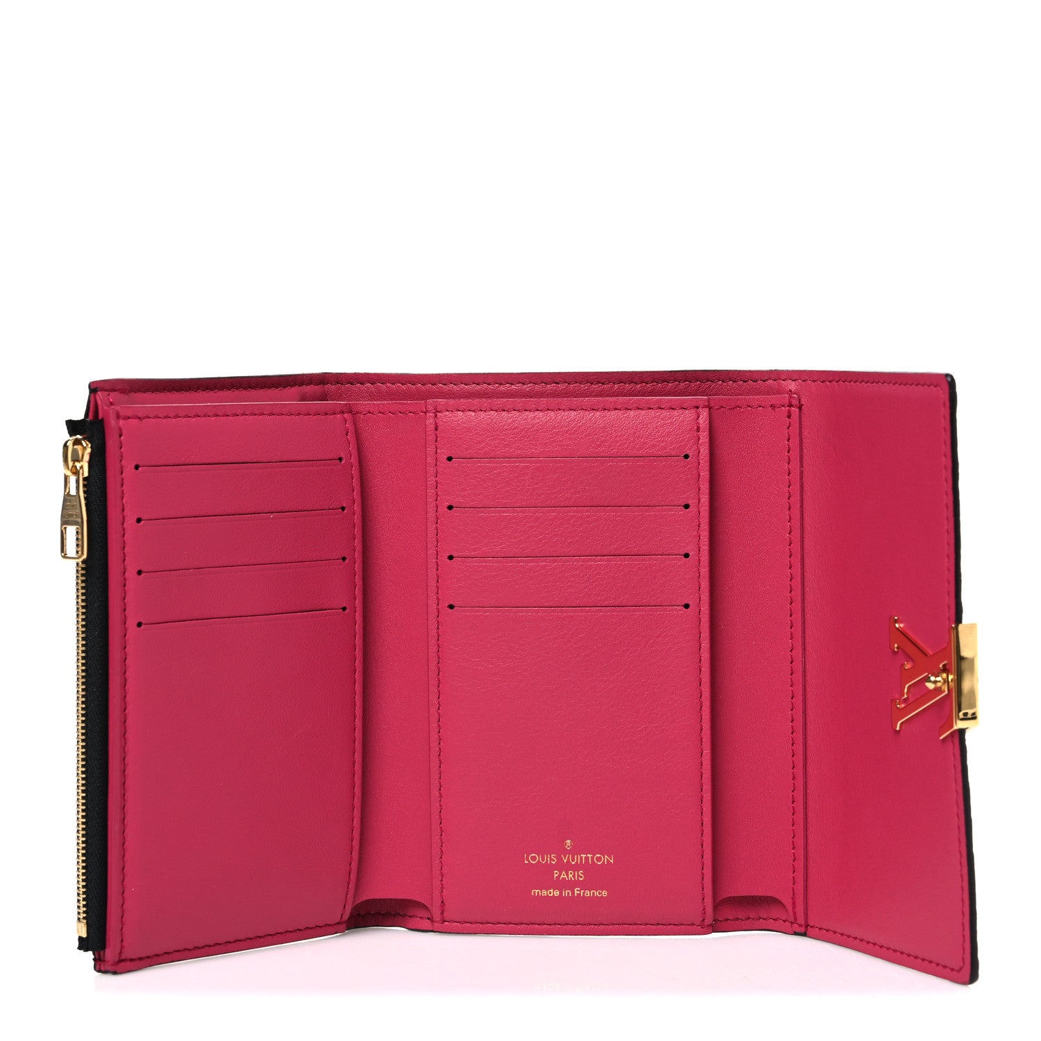 Louis Vuitton Taurillon Capucines Compact Wallet Black 4 of 7