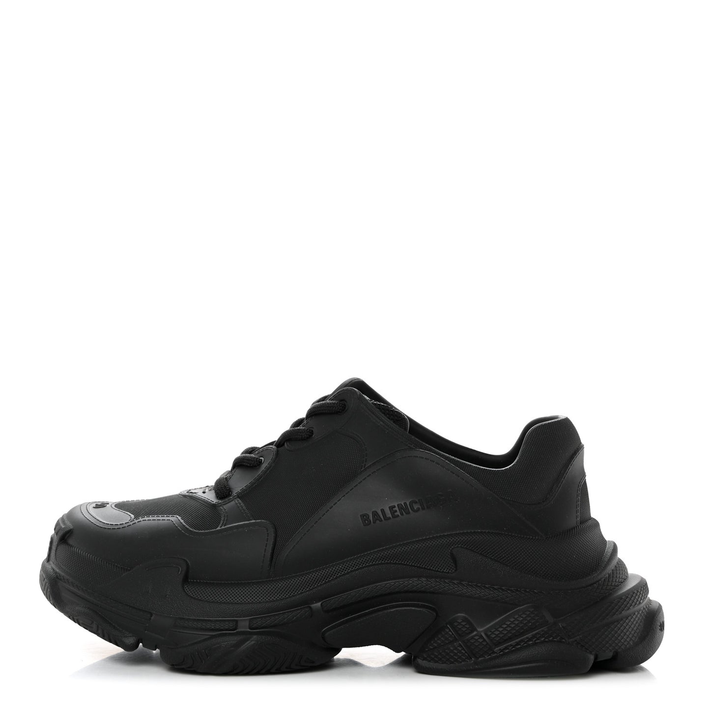 EVA Molded Mens Triple S Sneakers 40 Black