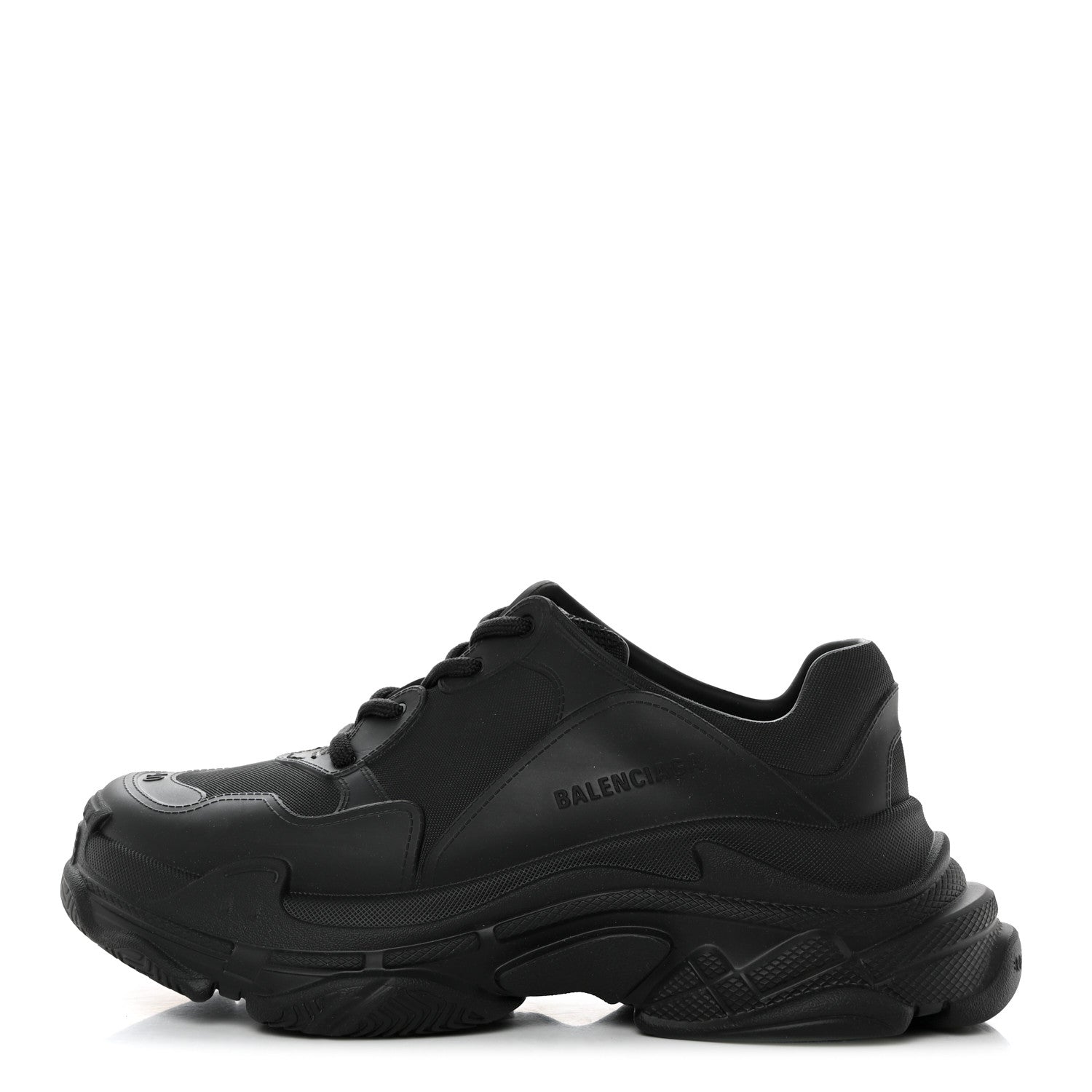 Balenciaga EVA Molded Mens Triple S Sneakers 40 Black 1 of 9