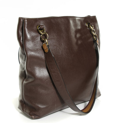 Chanel Deerskin Shoulder Bag Brown 3 of 7