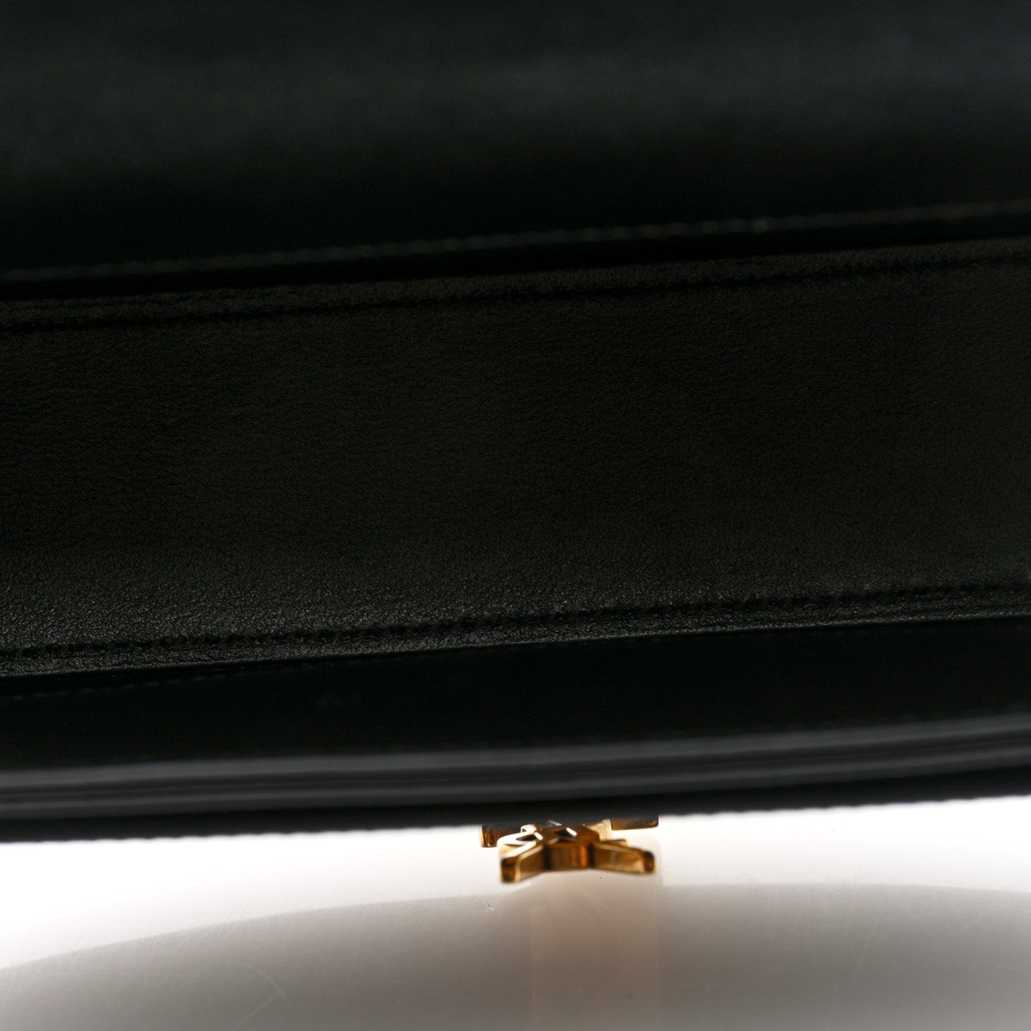 Saint Laurent Box Calfskin Voltaire Top Handle Crossbody Bag Black 5 of 9