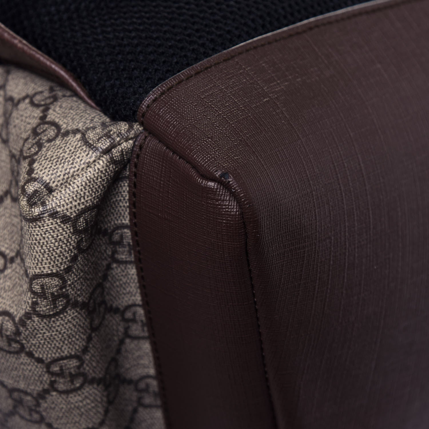 Gucci GG Supreme Monogram Medium Ophidia Double Buckle Backpack Brown 11 of 13