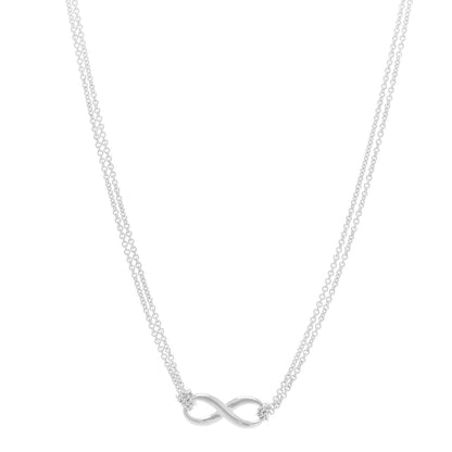 Tiffany Sterling Silver Infinity Pendant Necklace 1 of 6