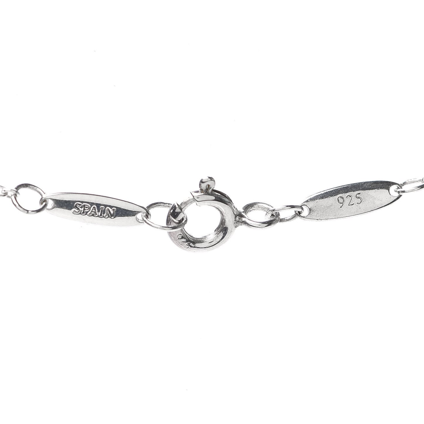 Sterling Silver Aquamarine Elsa Peretti Color By The Yard 3 Station Necklace