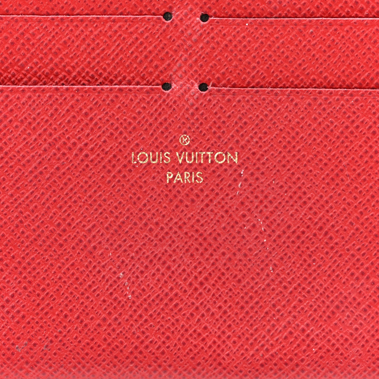 Calfskin Felicie Card Holder Insert Scarlet