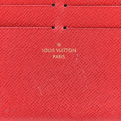 Louis Vuitton Calfskin Felicie Card Holder Insert Scarlet 6 of 6
