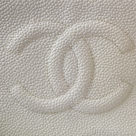 Chanel Caviar French Wallet White 7 of 8