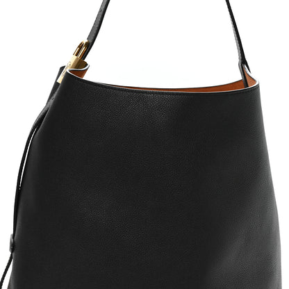 Louis Vuitton Grained Calfskin Low Key Hobo MM Black 8 of 10
