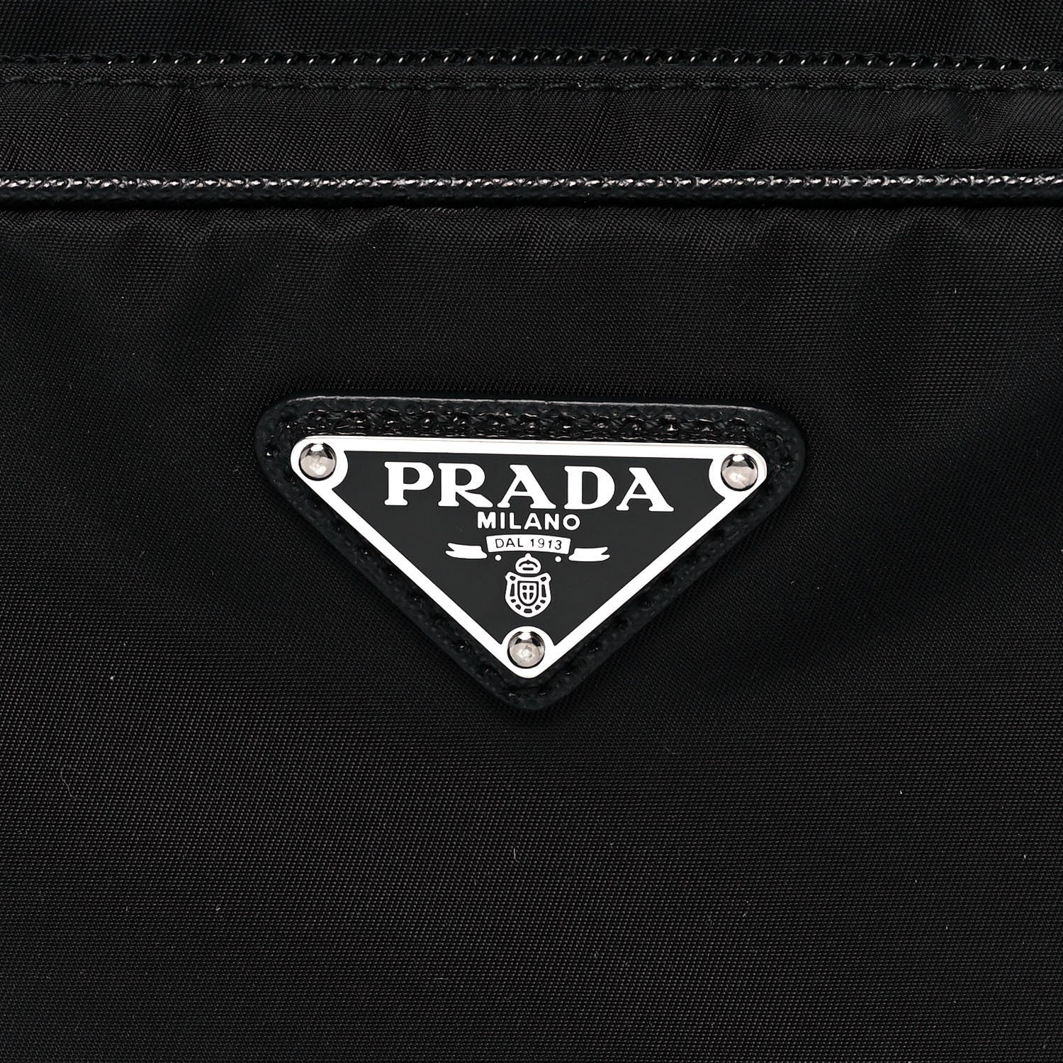 Prada Tessuto Nylon Belt Bag Black 6 of 11