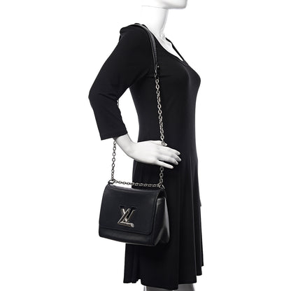 Louis Vuitton Epi Twist Shoulder Bag MM Black 2 of 9