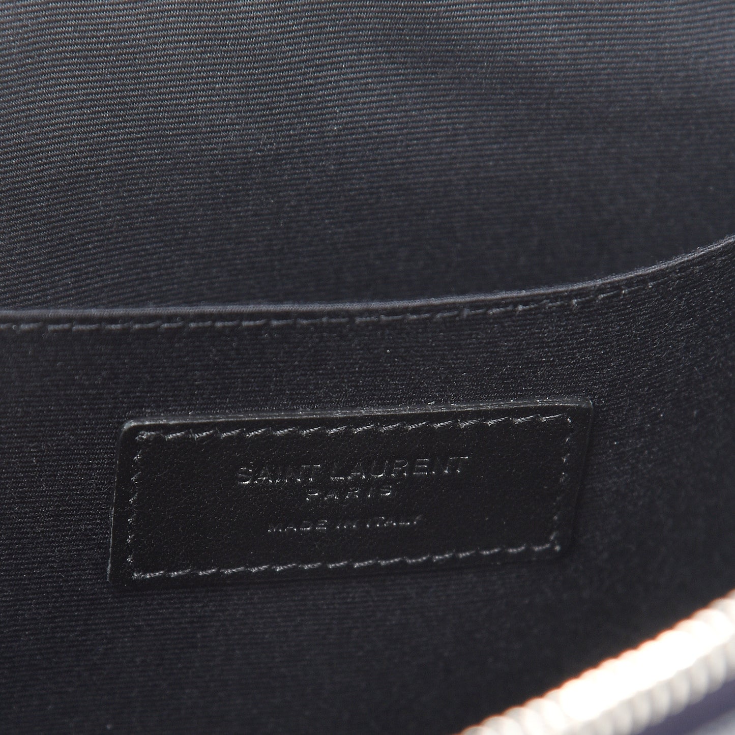 Matte Grain De Poudre Zipped Document Holder Deep Marine
