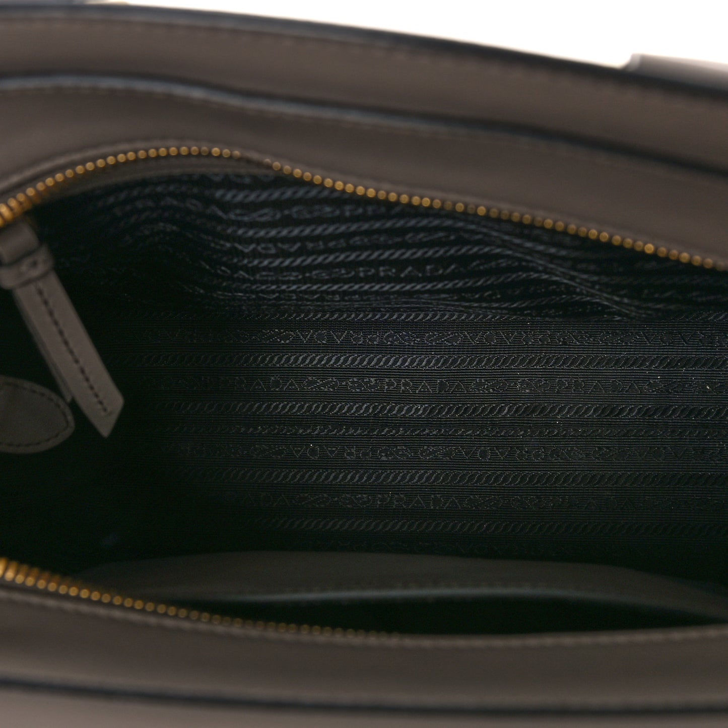 Saffiano Soft Calfskin Small Zippered Tote Marmo
