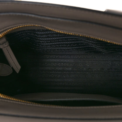 Prada Saffiano Soft Calfskin Small Zippered Tote Marmo 5 of 8