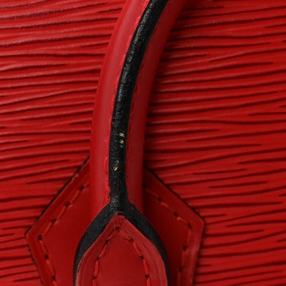 Louis Vuitton Epi Speedy 25 Castillan Red 11 of 15