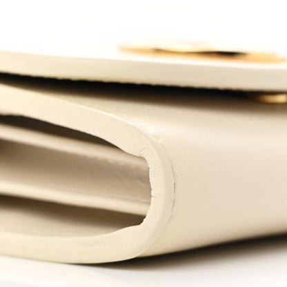 Gucci Roxy Calfskin Medium Blondie Chain Wallet Mystic White 10 of 14