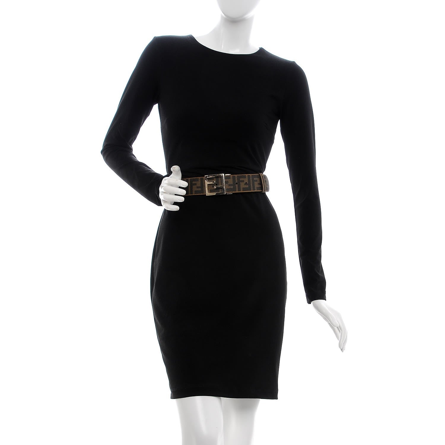 Fendi Zucca FF Buckle Belt Tobacco 2 of 4