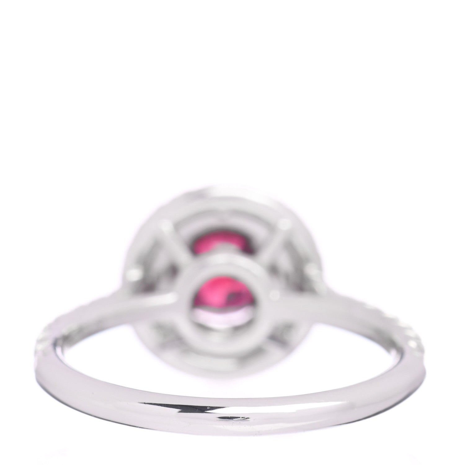 Tiffany Platinum Diamond Ruby Soleste Ring 53 6.25 4 of 6