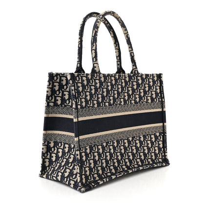 Christian Dior Oblique Medium Book Tote Blue Multicolor 3 of 11
