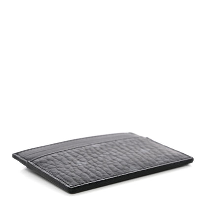 MCM Calfskin Visetos Mini Card Case Black 4 of 7