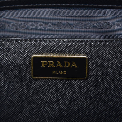 Prada Saffiano Large Galleria Double Zip Tote Black 7 of 15