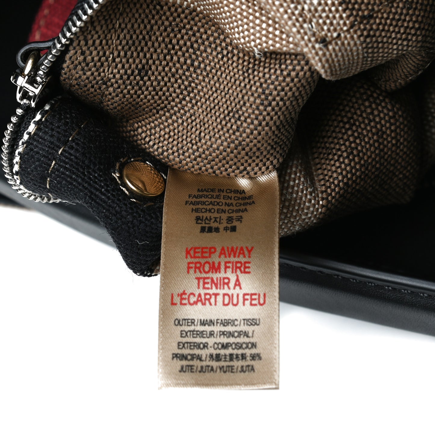 Canvas Mega Check Medium Ashby Hobo Black