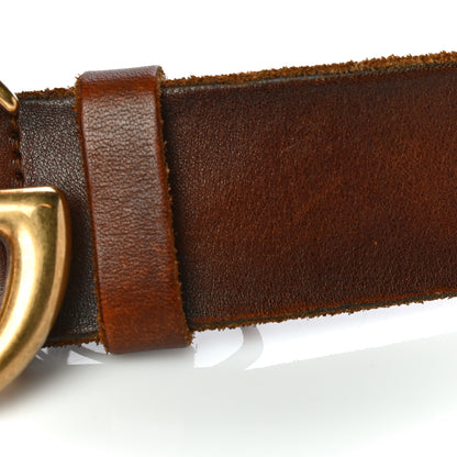 Gucci Faded Calfskin Double G 40mm Belt 85 34 Cuir 9 of 10