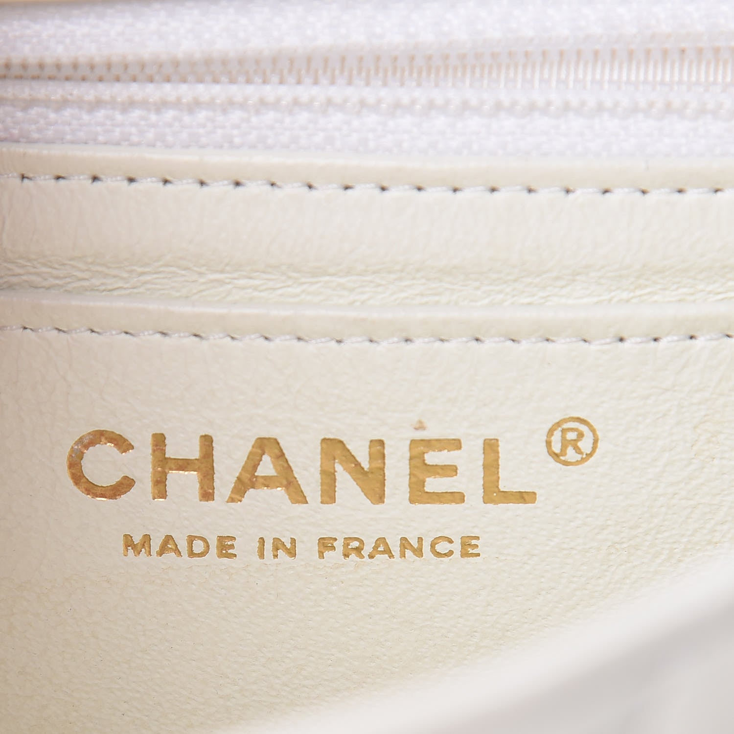 Chanel Lambskin Quilted Mini Square Flap White 6 of 18