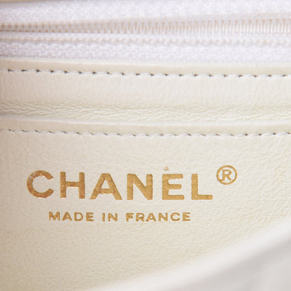 Chanel Lambskin Quilted Mini Square Flap White 6 of 18