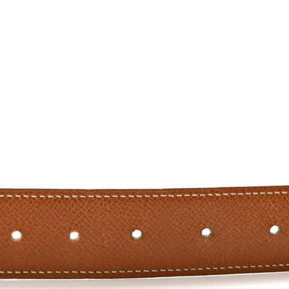 Hermes Box Epsom 32mm H Belt 80 32 Black Gold 4 of 9