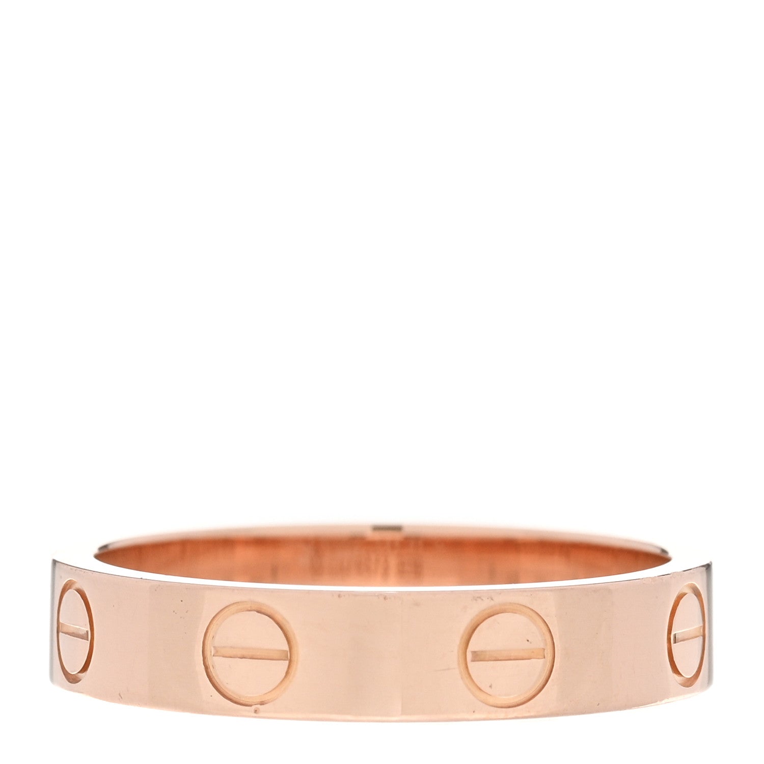 Cartier 18K Pink Gold 3.5mm LOVE Wedding Band Ring 50 5.25 4 of 4