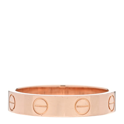 Cartier 18K Pink Gold 3.5mm LOVE Wedding Band Ring 50 5.25 4 of 4